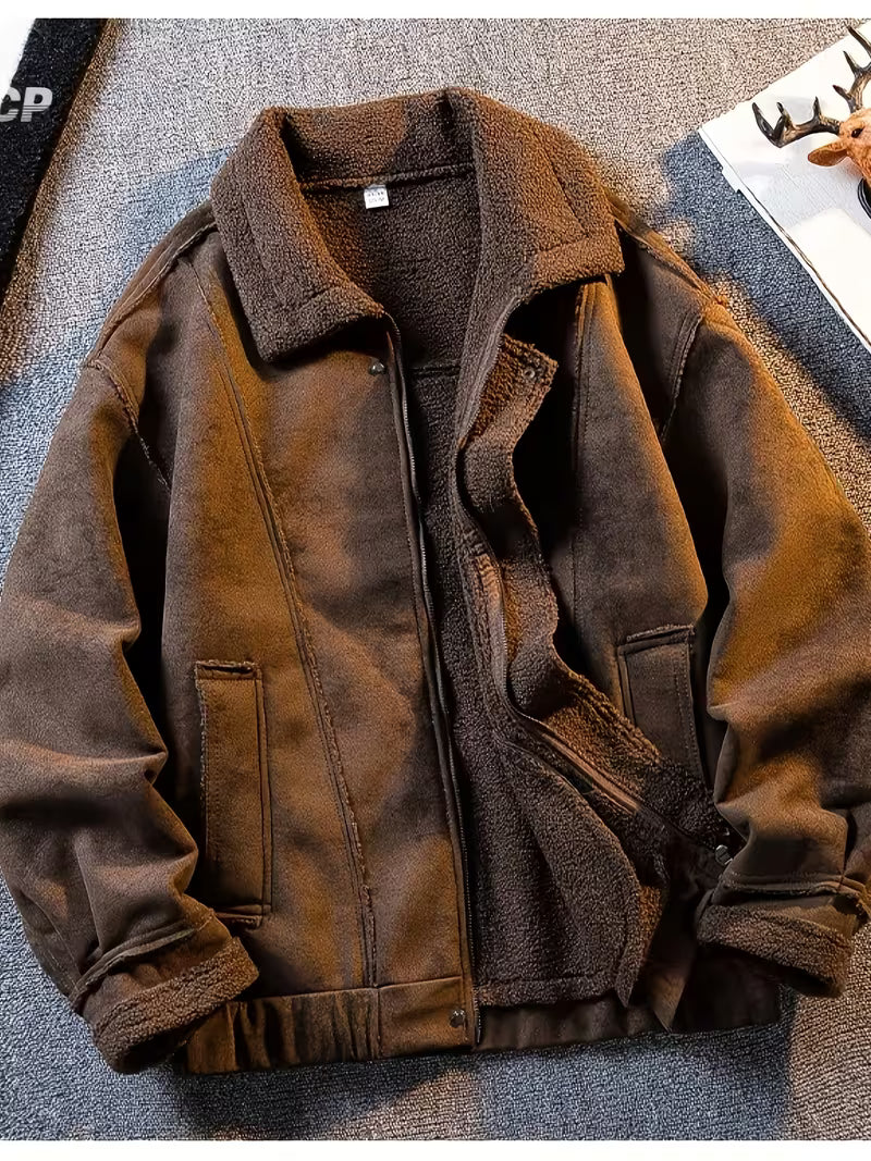 TemperFit Men's Urban Lined Oversized Winter Jacket