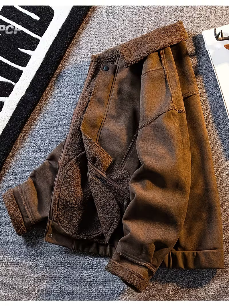 TemperFit Men's Urban Lined Oversized Winter Jacket